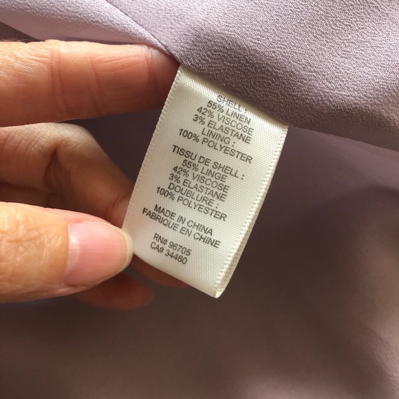 NWT Rebecca Taylor Wisteria  Linen Skirt Sz4 - Picture 5 of 5